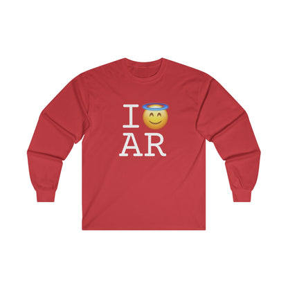 "I'm an Angel in Arkansas" Long Sleeve Shirt