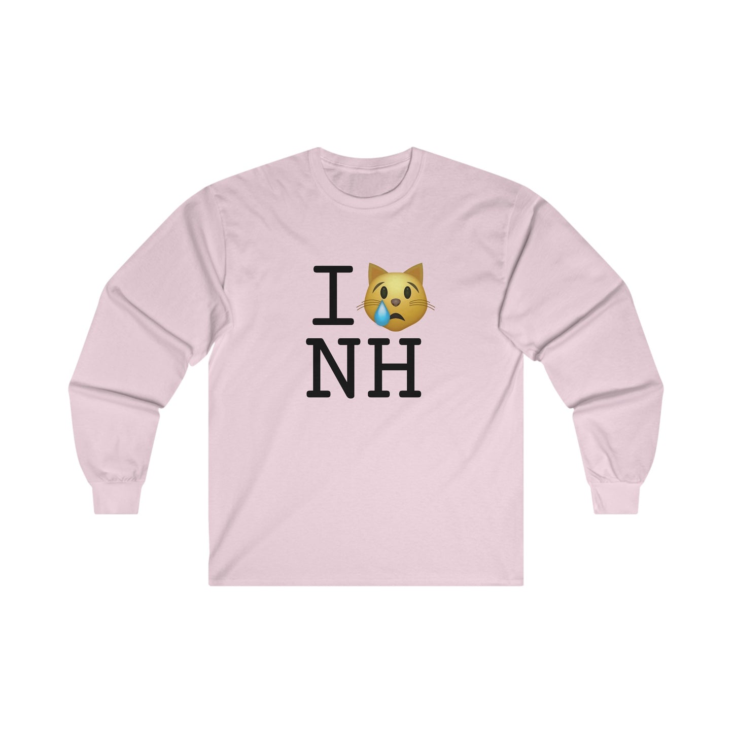 "I'm a Crying Cat about New Hampshire" Long Sleeve Shirt