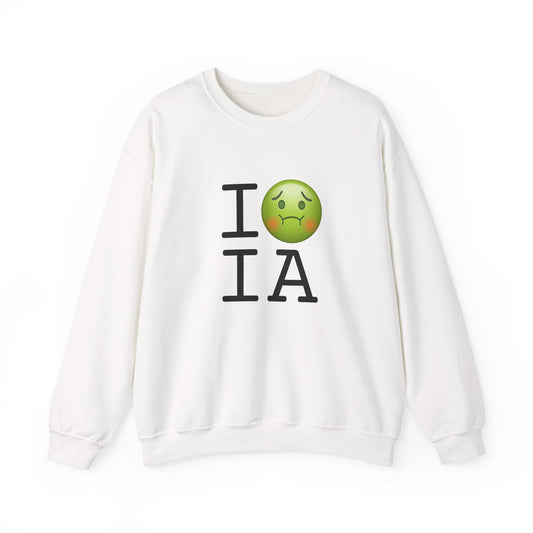 "I'm Nauseous about Iowa" Sweatshirt
