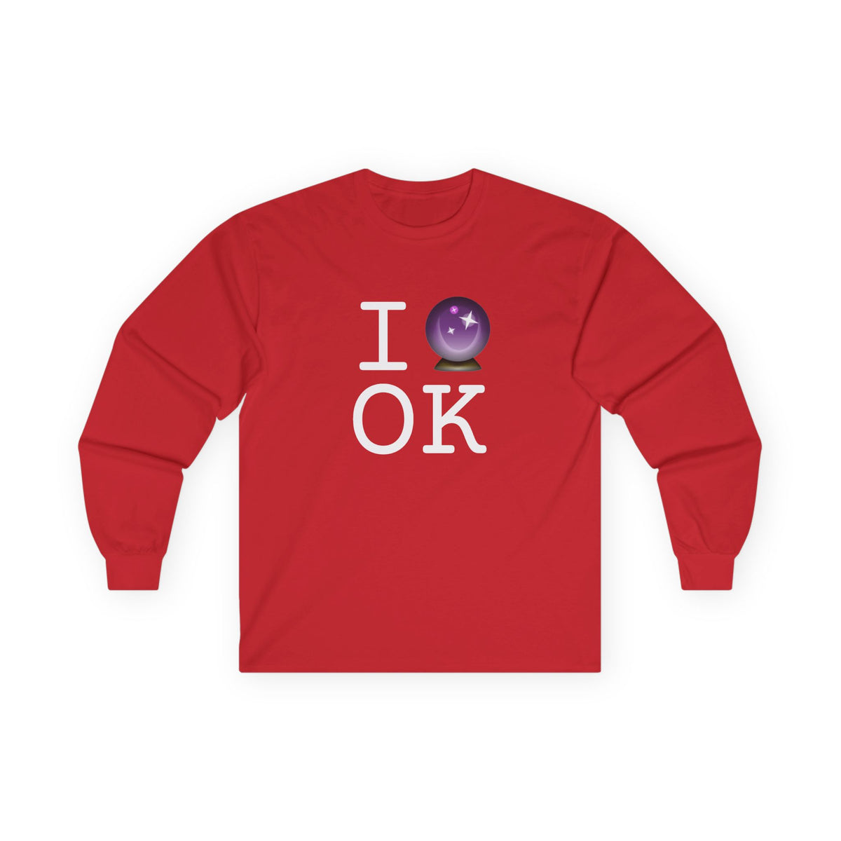 "I Predict the Future (Crystal Ball) of Oklahoma" Long Sleeve Shirt