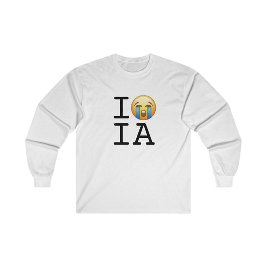 "I Cry About Iowa" Long Sleeve Shirt