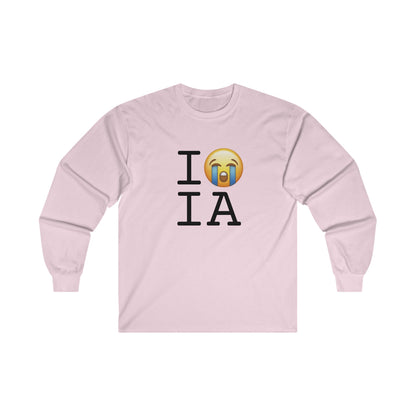 "I Cry About Iowa" Long Sleeve Shirt