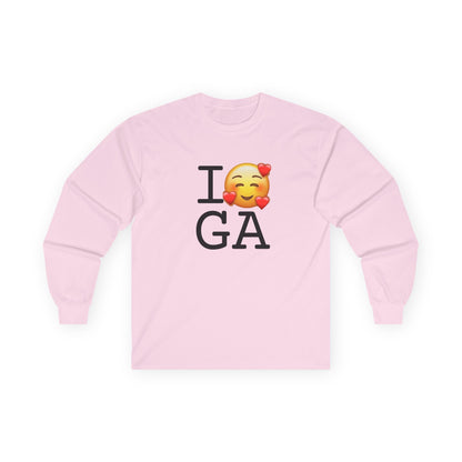 "I Adore Georgia" Long Sleeve Shirt