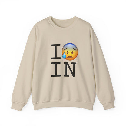 "I'm Anxiously Sweating in Indiana" Sweatshirt