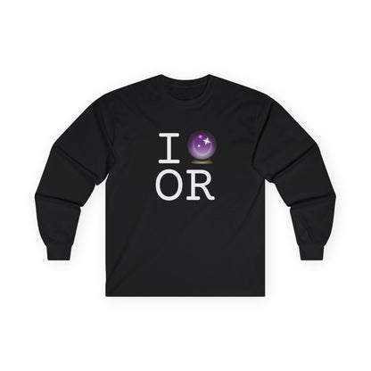 "I Predict the Future (Crystal Ball) of Oregon" Long Sleeve Shirt