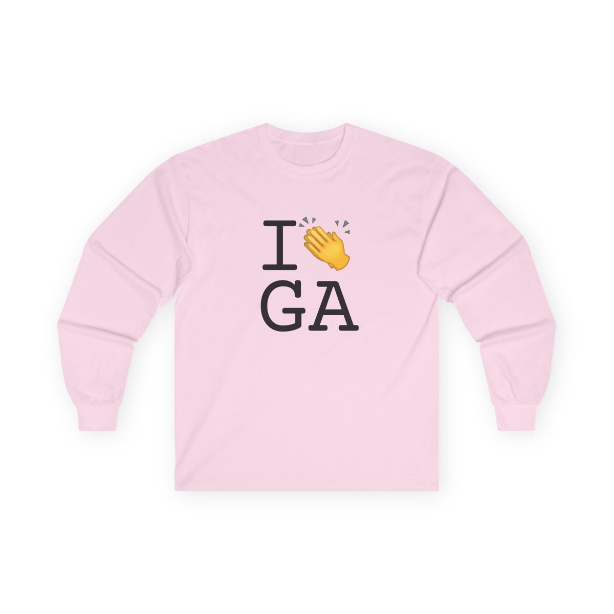 "I Applaud Georgia" Long Sleeve Shirt