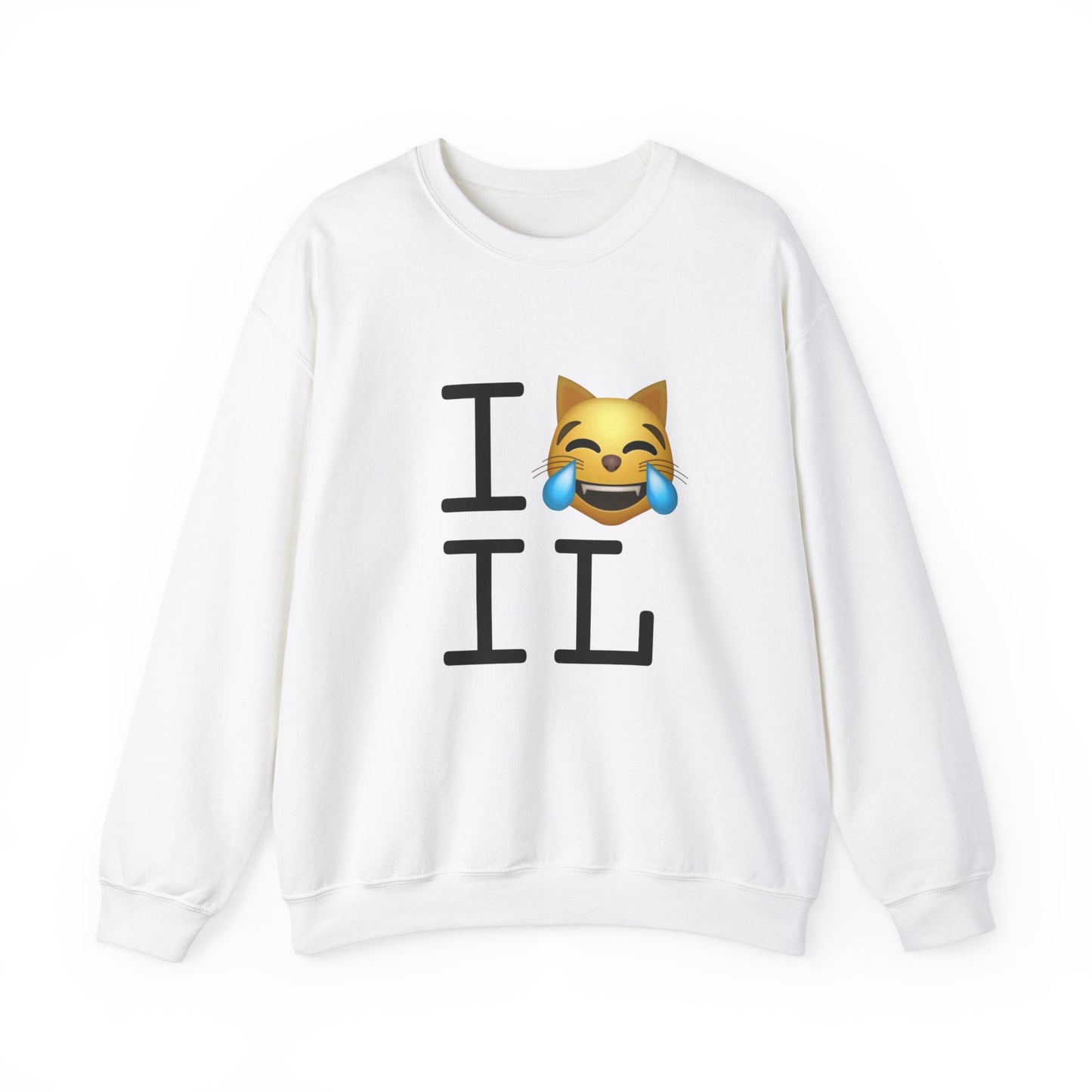 "I'm Laughing like a Cat at Illinois" Sweatshirt