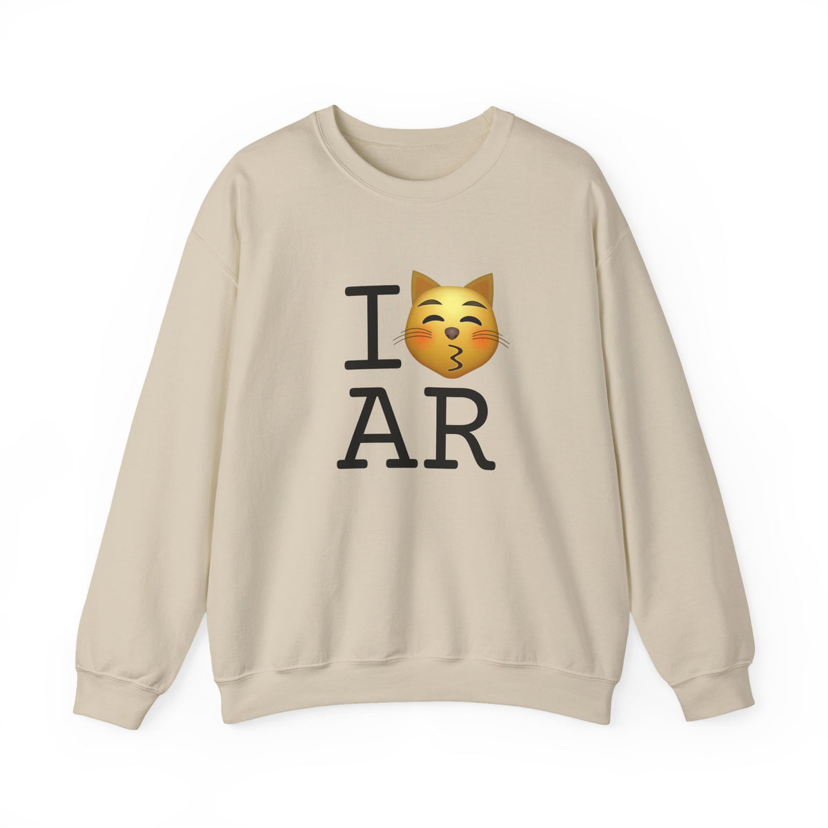 "I'm a Kissing Cat toward Arkansas" Sweatshirt