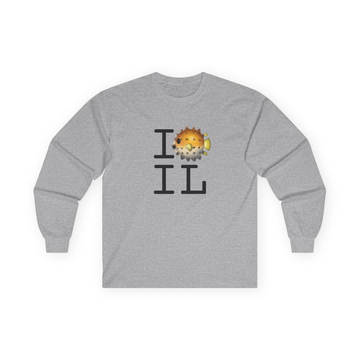 "I Blowfish in Illinois" Long Sleeve Shirt