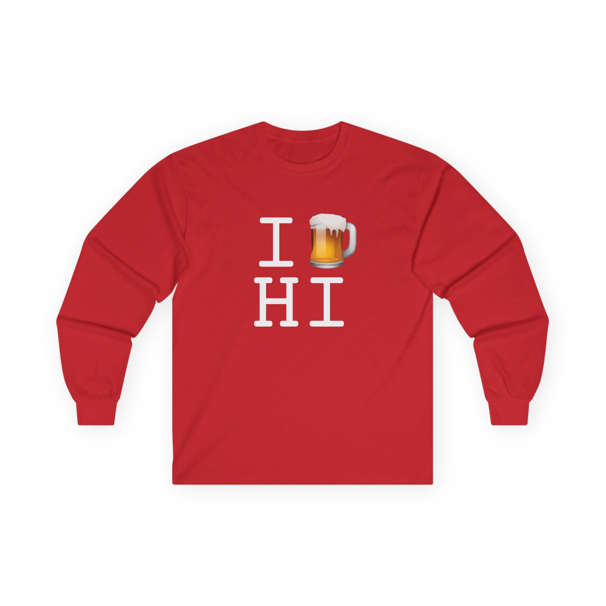"I Beer Hawaii" Long Sleeve Shirt