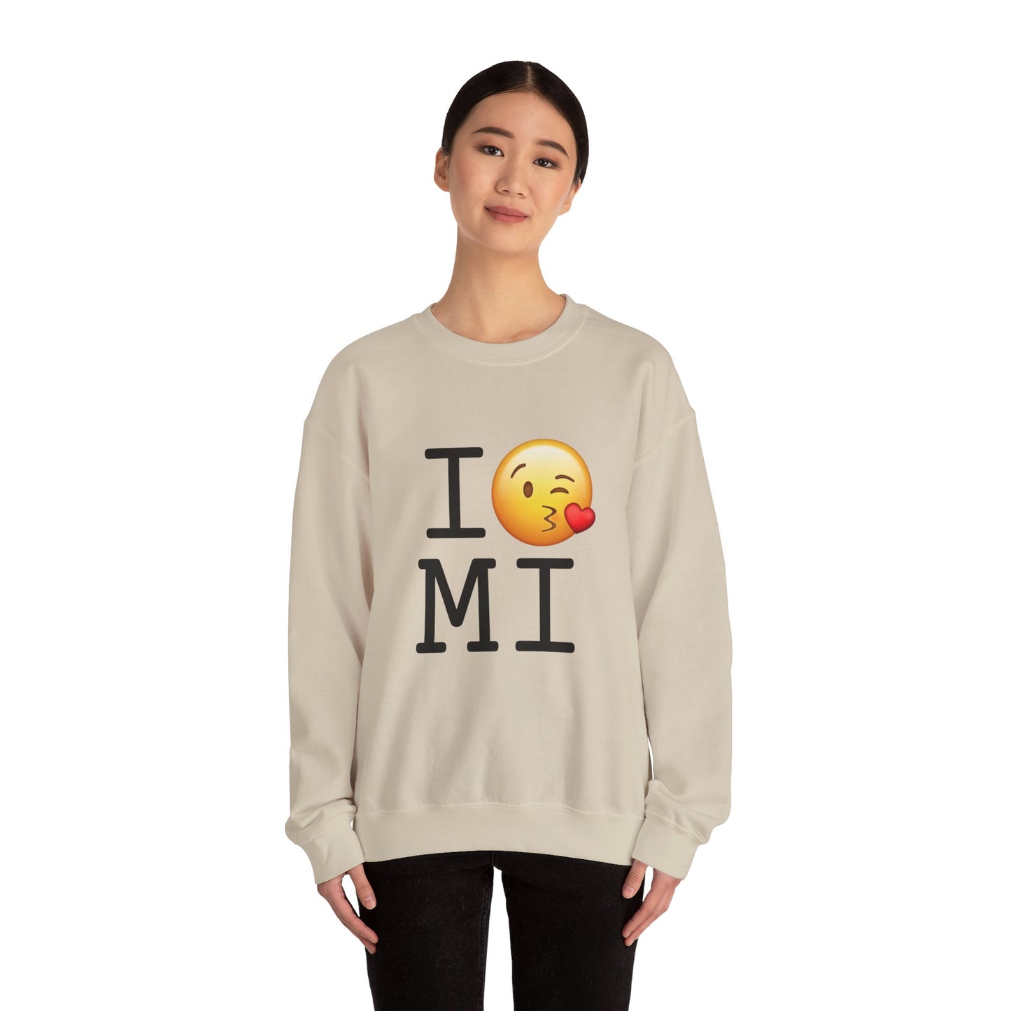 "I Blow a Kiss at Michigan" Sweatshirt