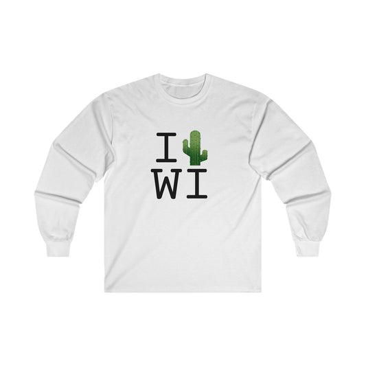 "I Cactus Wisconsin" Long Sleeve Shirt