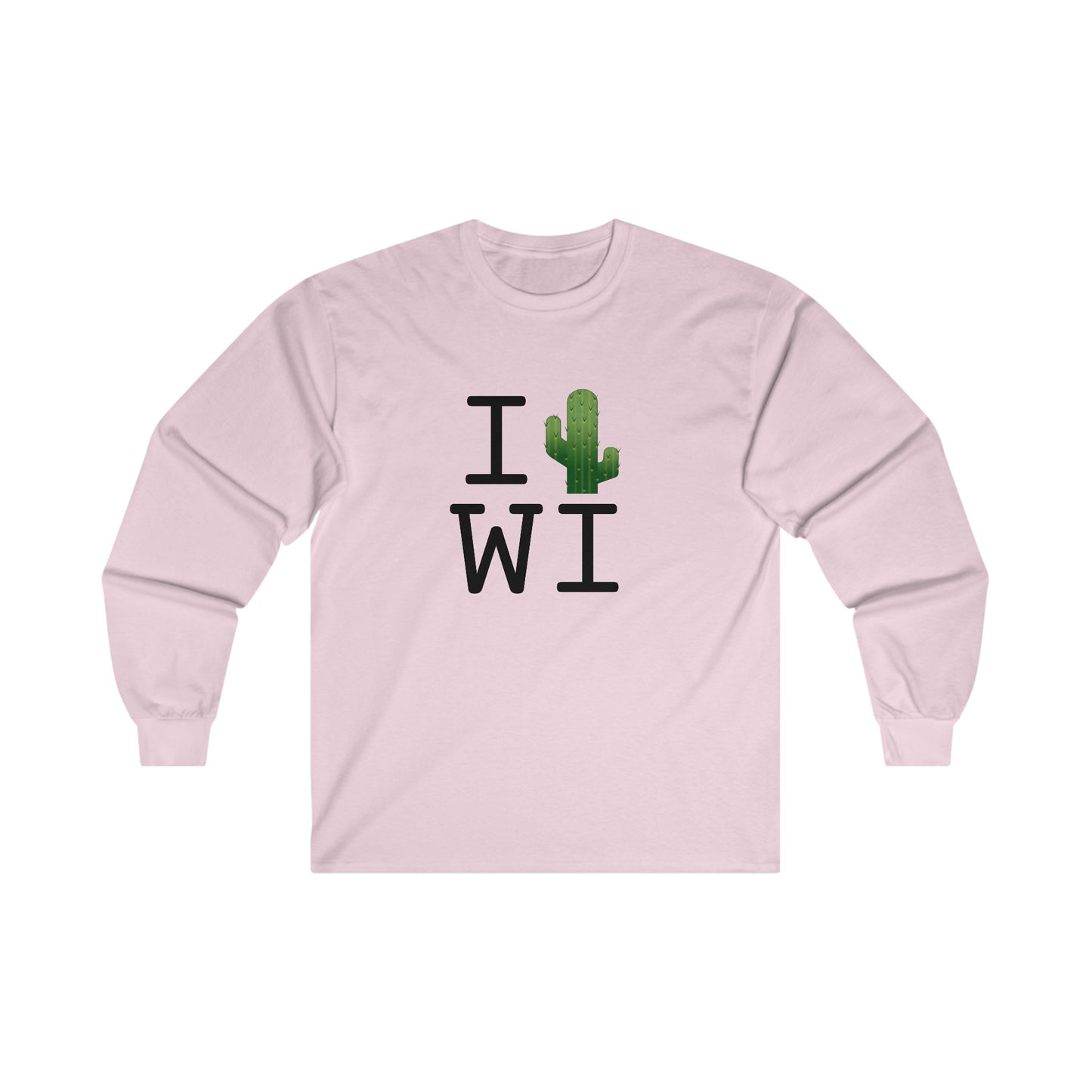 "I Cactus Wisconsin" Long Sleeve Shirt