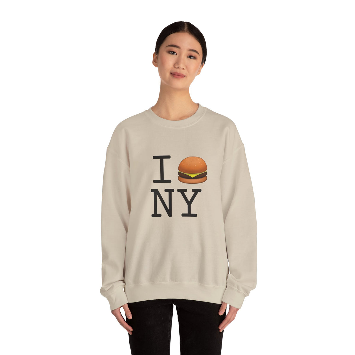 "I Cheeseburger New York" Sweatshirt