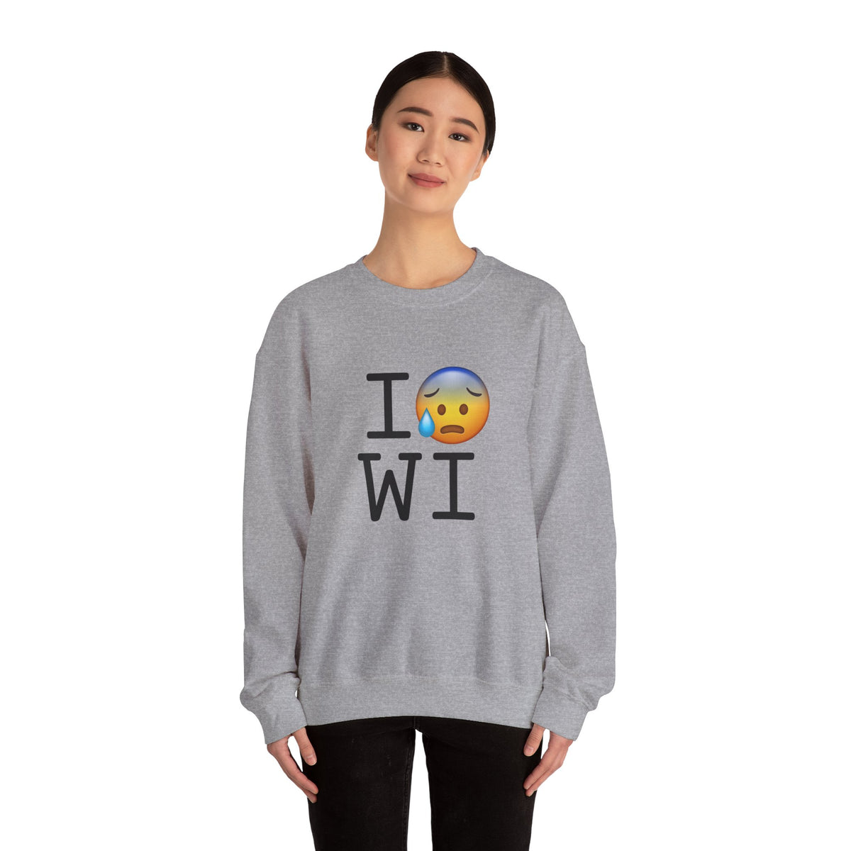 "I'm Anxiously Sweating in Wisconsin" Sweatshirt