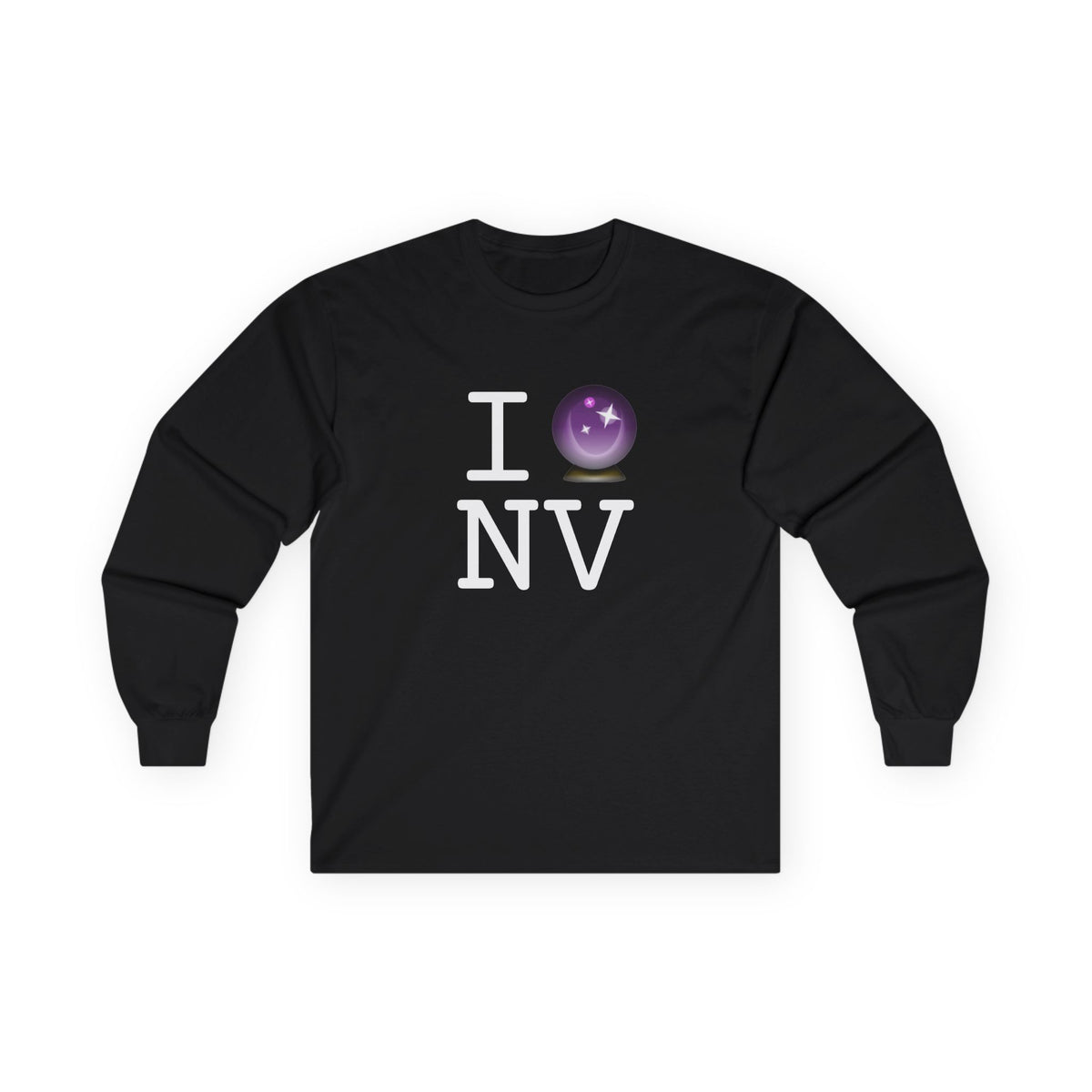 "I Predict the Future (Crystal Ball) of Nevada" Long Sleeve Shirt