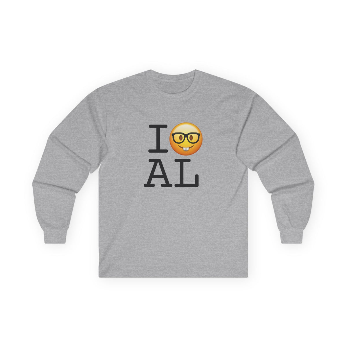"I'm a Nerd about Alabama" Long Sleeve Shirt