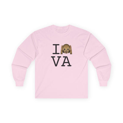 "I Don't Hear Virginia" Long Sleeve Shirt