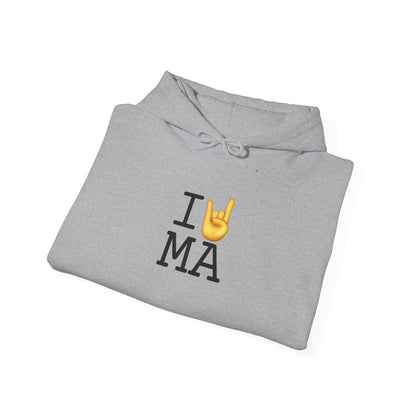 "I Rock On with Massachusetts" Hoodie