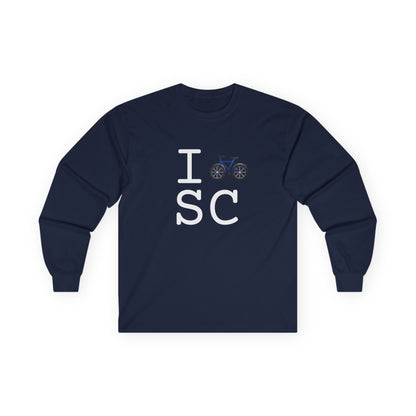 "I Bicycle South Carolina" Long Sleeve Shirt