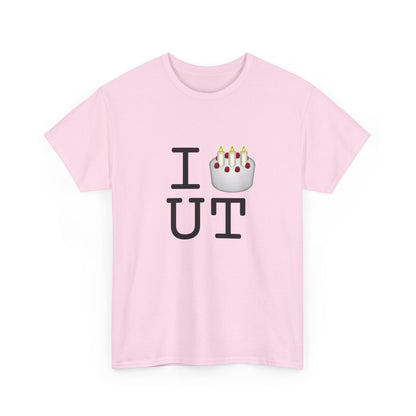 "I Birthday Cake Utah" Tee