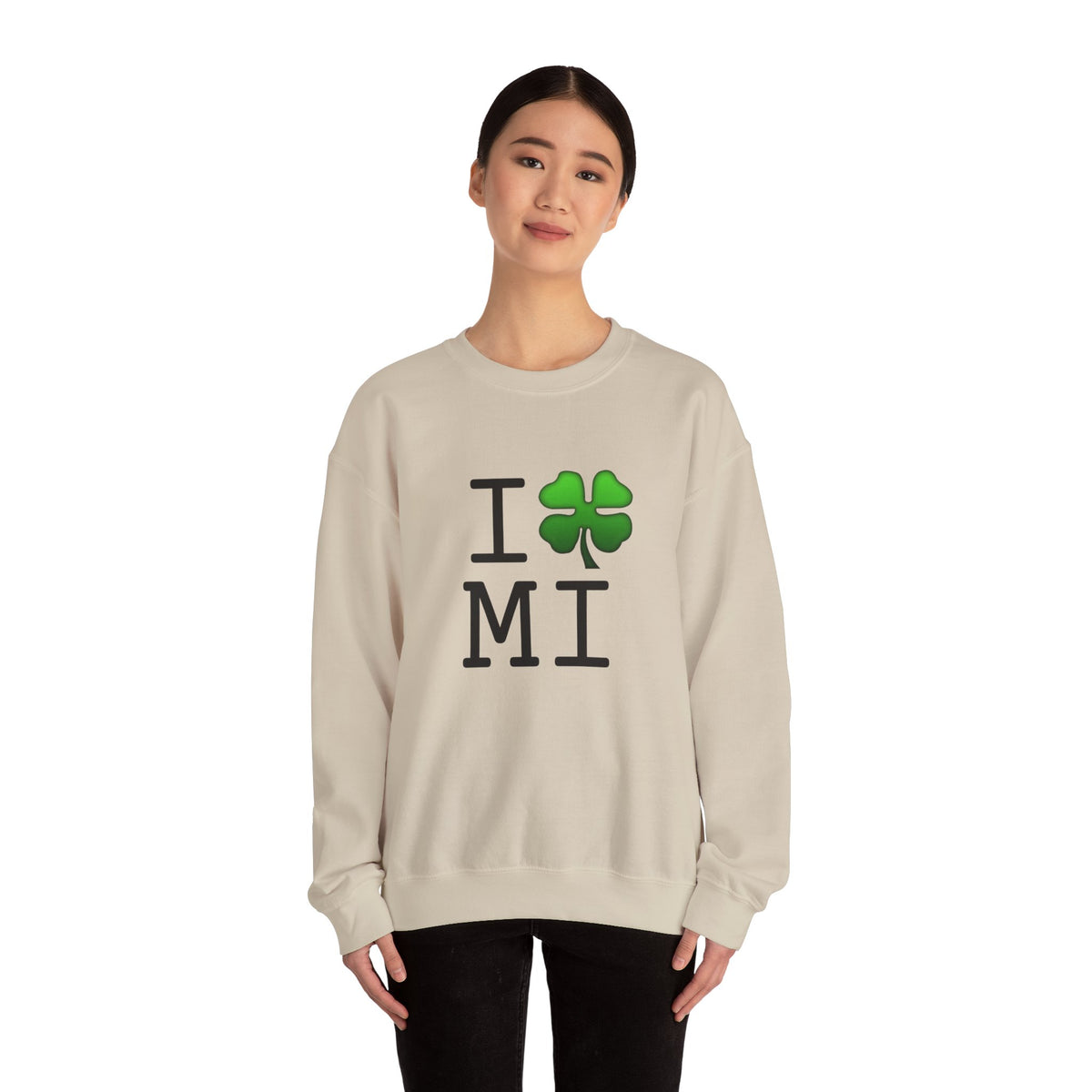 "I'm Lucky (Clover) in Michigan" Sweatshirt