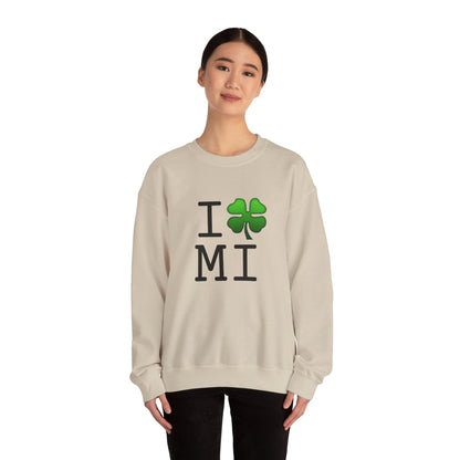 "I'm Lucky (Clover) in Michigan" Sweatshirt