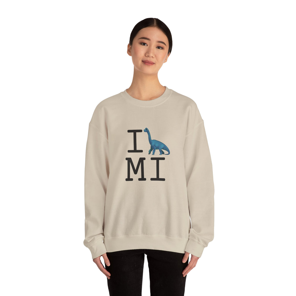 "I'm a Dinosaur in Michigan" Sweatshirt