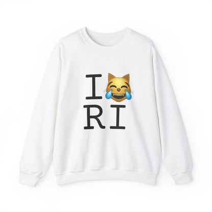 "I'm Laughing like a Cat at Rhode Island" Sweatshirt