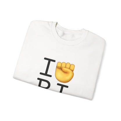 "I Raise my Fist with Rhode Island" Sweatshirt