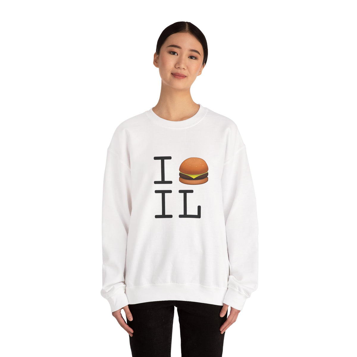 "I Cheeseburger Illinois" Sweatshirt