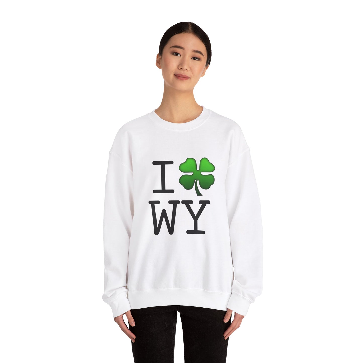 "I'm Lucky (Clover) in Wyoming" Sweatshirt