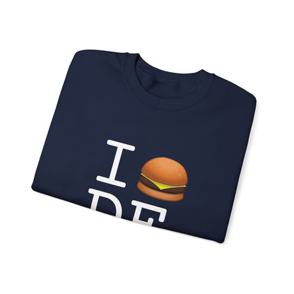 "I Cheeseburger Delaware" Sweatshirt