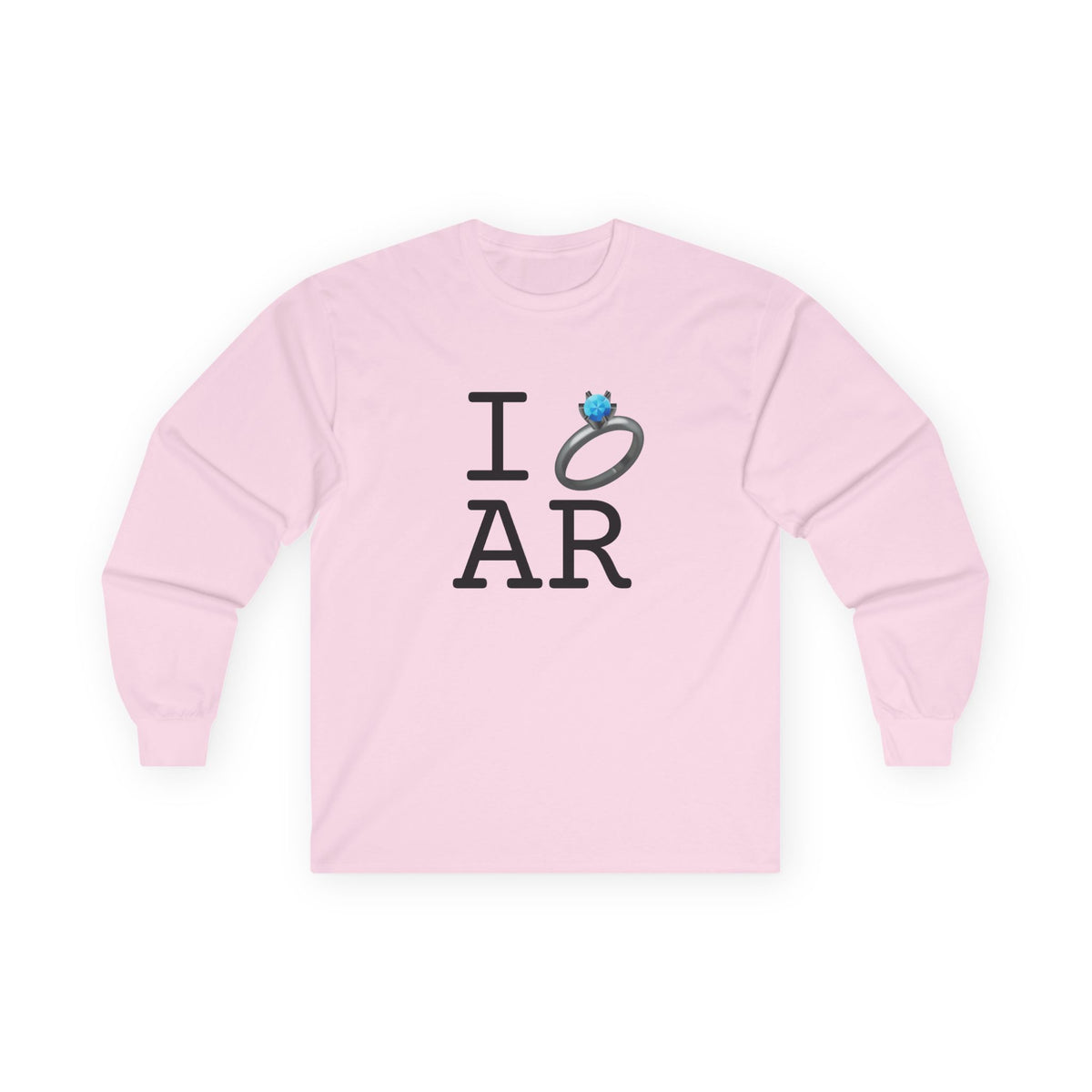"I'm Married to (Diamond Ring) Arkansas" Long Sleeve Shirt