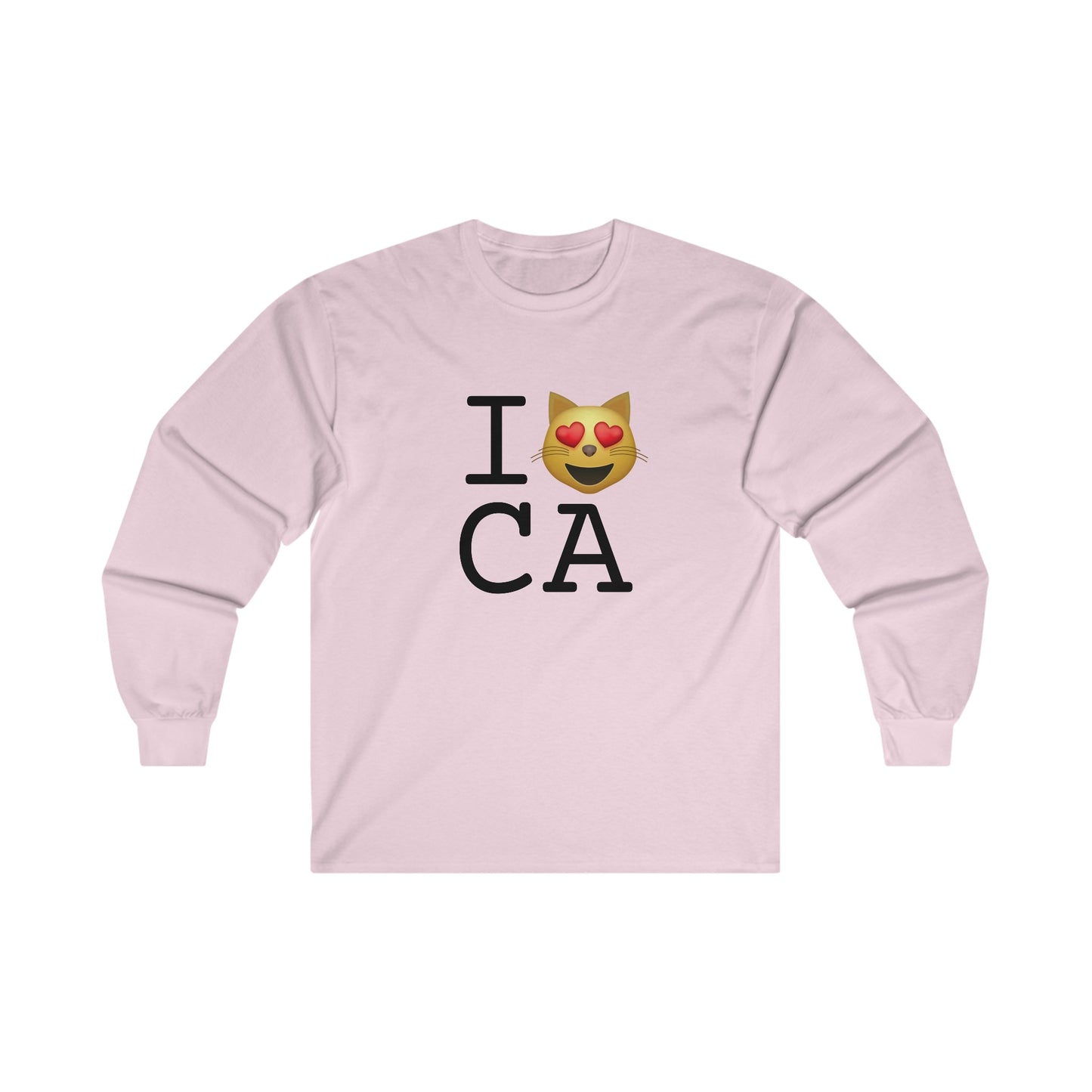 "I'm a Cat that Loves California" Long Sleeve Shirt