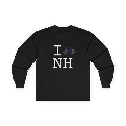 "I Bicycle New Hampshire" Long Sleeve Shirt
