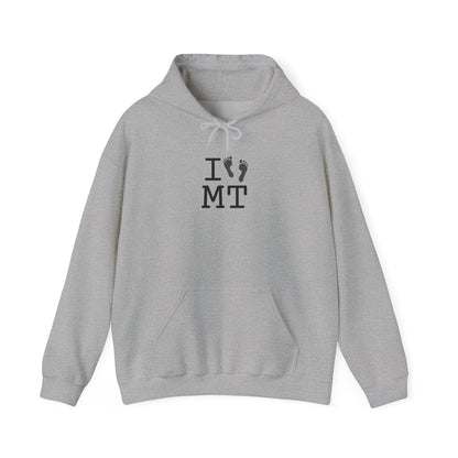 "I leave Footsteps in Montana" Hoodie