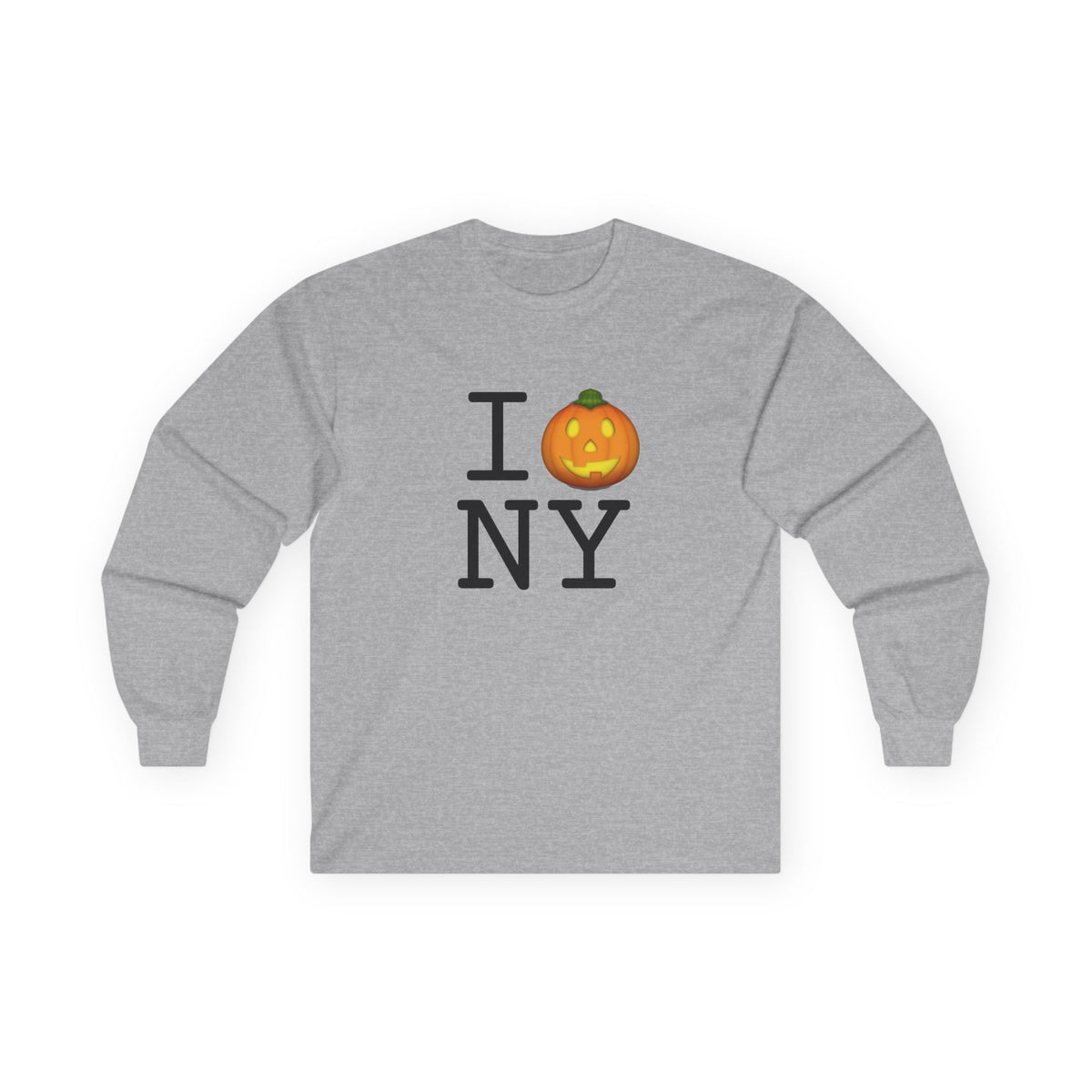 "I Jack-O-Lantern (Pumpkin) New York" Long Sleeve Shirt