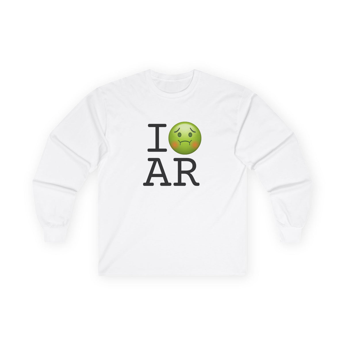 "I'm Nauseous about Arkansas" Long Sleeve Shirt