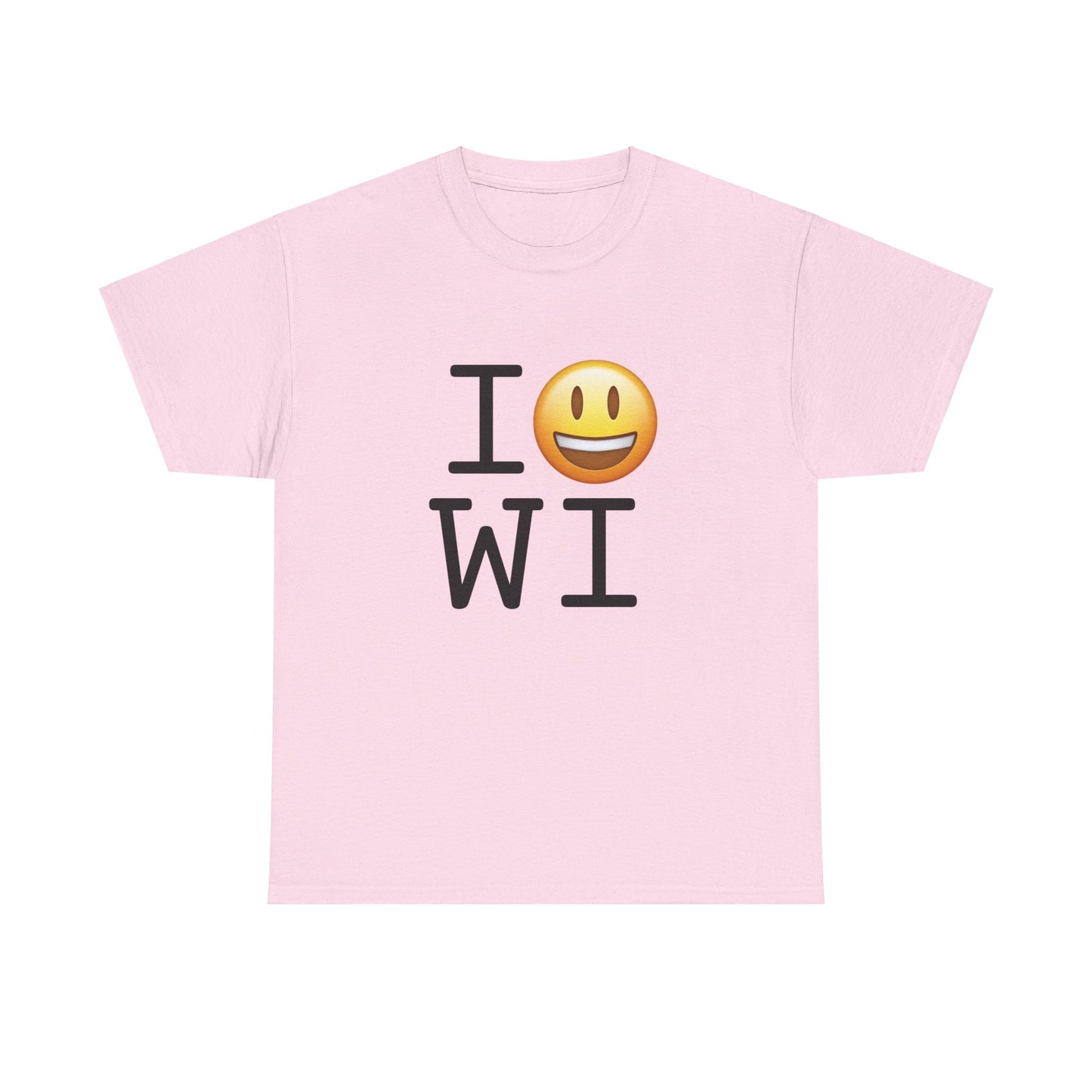 "I'm Happy about Wisconsin" Tee