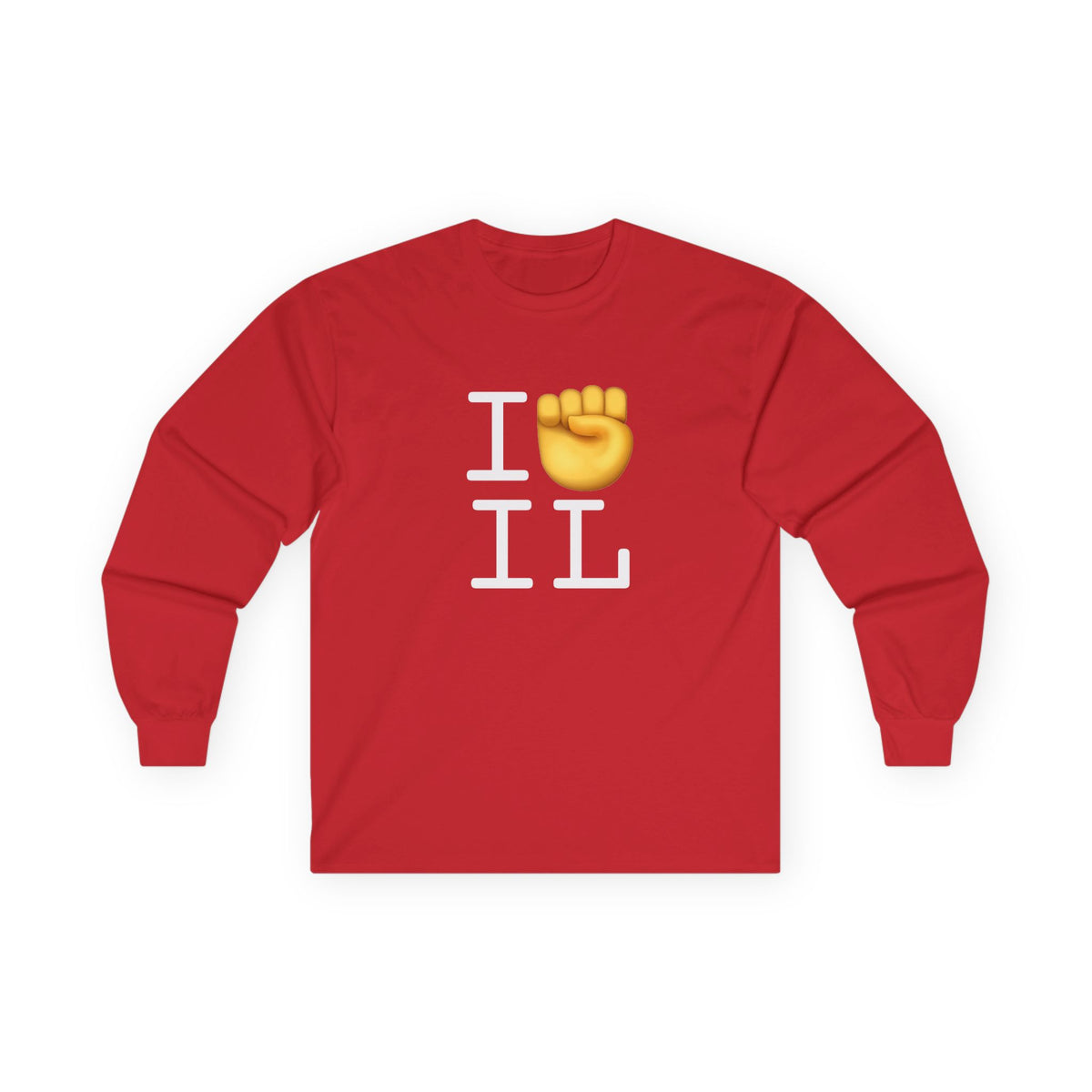 "I Raise my Fist with Illinois" Long Sleeve Shirt