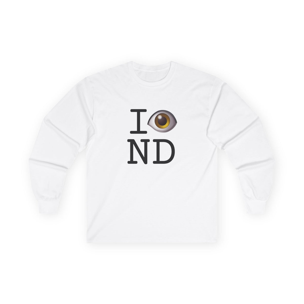 "I See (Eye) North Dakota" Long Sleeve Shirt
