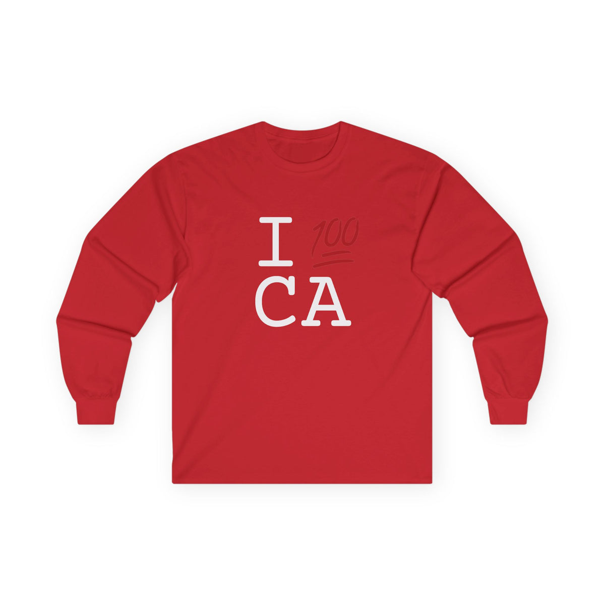 "I Keep it 100 in California" Long Sleeve Shirt