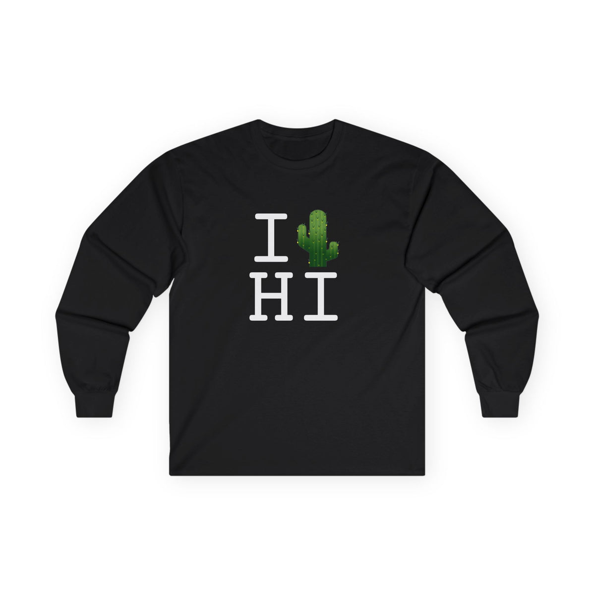 "I Cactus Hawaii" Long Sleeve Shirt