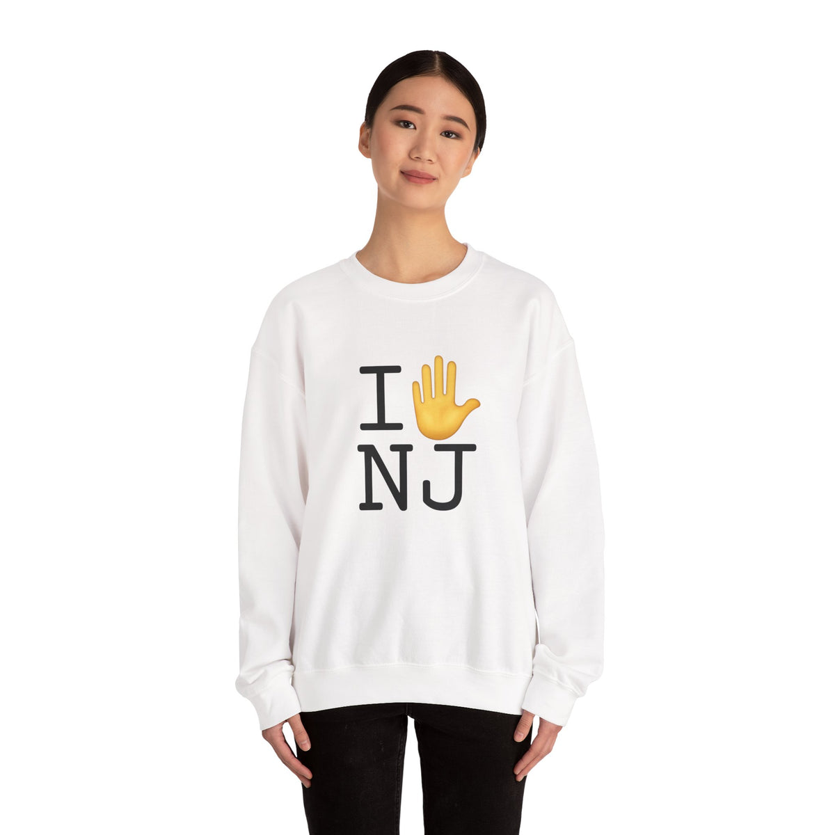 "I Stop (Raised Hand) New Jersey" Sweatshirt