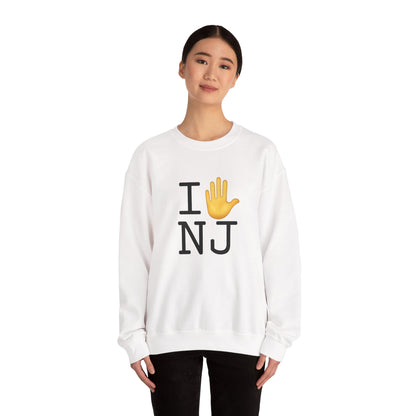"I Stop (Raised Hand) New Jersey" Sweatshirt