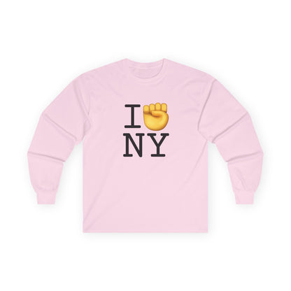 "I Raise my Fist with New York" Long Sleeve Shirt