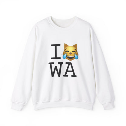 "I'm Laughing like a Cat at Washington" Sweatshirt