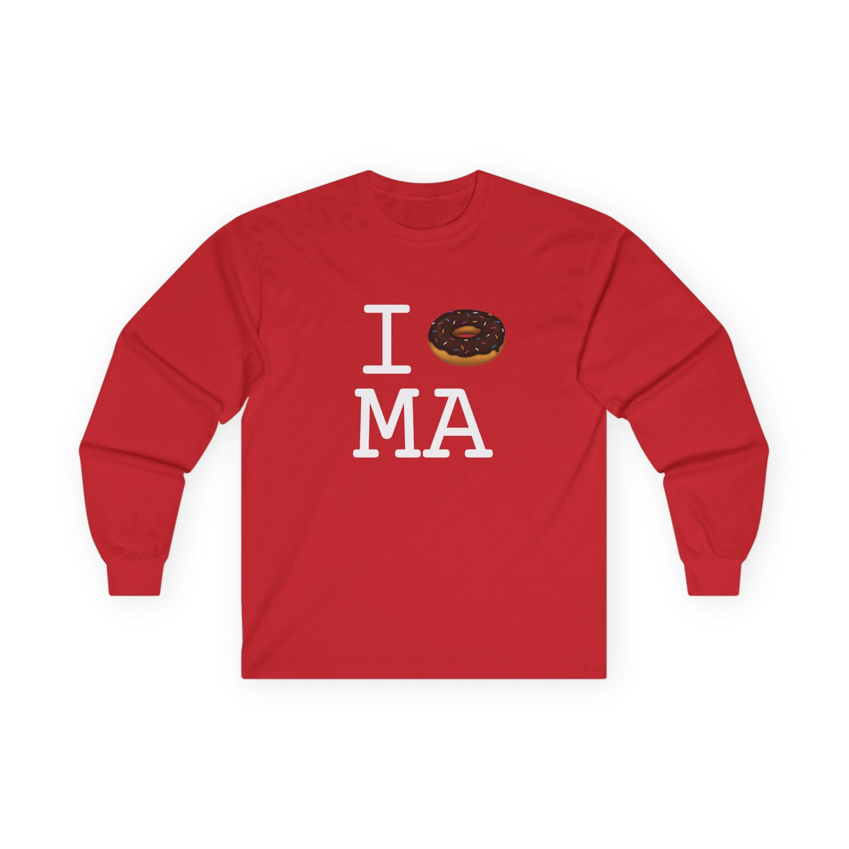 "I Donut Massachusetts" Long Sleeve Shirt