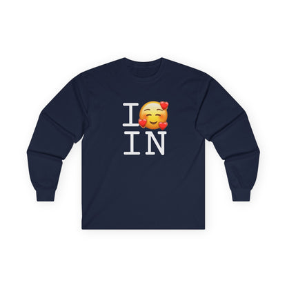 "I Adore Indiana" Long Sleeve Shirt